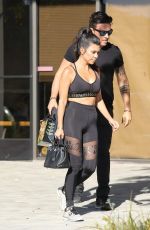 KOURTNEY KARDASHIAN in Tights Out in Calabasas 09/26/2016