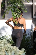 KOURTNEY KARDASHIAN in Tights Out in Calabasas 09/26/2016