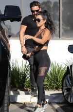 KOURTNEY KARDASHIAN in Tights Out in Calabasas 09/26/2016