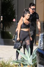 KOURTNEY KARDASHIAN in Tights Out in Calabasas 09/26/2016