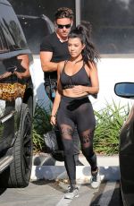 KOURTNEY KARDASHIAN in Tights Out in Calabasas 09/26/2016
