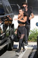 KOURTNEY KARDASHIAN in Tights Out in Calabasas 09/26/2016