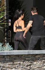 KOURTNEY KARDASHIAN in Tights Out in Calabasas 09/26/2016
