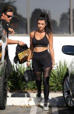 KOURTNEY KARDASHIAN in Tights Out in Calabasas 09/26/2016
