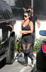 KOURTNEY KARDASHIAN in Tights Out in Calabasas 09/26/2016