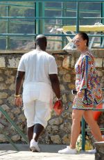 KOURTNEY KARDASHIAN on Holiday in Capri 09/02/2016