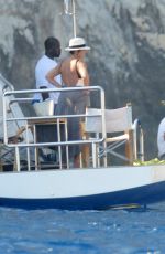 KOURTNEY KARDASHIAN on Holiday in Capri 09/02/2016