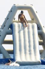 KOURTNEY KARDASHIAN on Holiday in Capri 09/02/2016