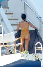 KOURTNEY KARDASHIAN on Holiday in Capri 09/02/2016