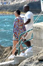 KOURTNEY KARDASHIAN on Holiday in Capri 09/02/2016