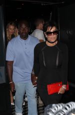 KRIS JENNER and Corey Gamble - Leaves Craig
