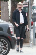 KRISTEN STEWART Out and About in West Hollywood 09/13/2016