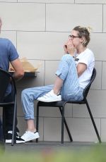 KRISTEN STEWART Out for Breakfast in Los Angeles 09/22/2016