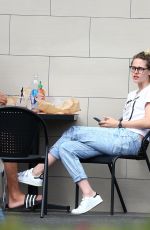KRISTEN STEWART Out for Breakfast in Los Angeles 09/22/2016