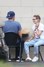 KRISTEN STEWART Out for Breakfast in Los Angeles 09/22/2016