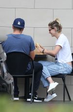 KRISTEN STEWART Out for Breakfast in Los Angeles 09/22/2016