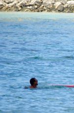 KRISTINA CAVALLARI in Bikini Paddleboarding in Bali 09/10/2016