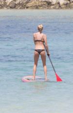 KRISTINA CAVALLARI in Bikini Paddleboarding in Bali 09/10/2016