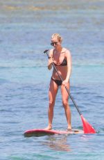 KRISTINA CAVALLARI in Bikini Paddleboarding in Bali 09/10/2016