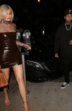 KYLIE JENNER Night Out in Los Angeles 09/22/2016