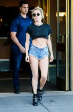 LADY GAGA in Cut Off Jeans Out in New York 09/24/2016