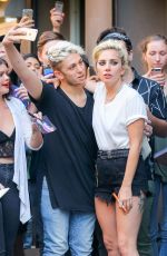 LADY GAGA Leaves a Studio in New York 09/16/2016
