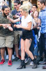 LADY GAGA Leaves a Studio in New York 09/16/2016