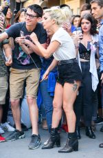 LADY GAGA Leaves a Studio in New York 09/16/2016