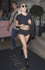 LADY GAGA Leaves Her Hotel in London 09/11/2016