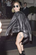 LADY GAGA Leaves Her Hotel in London 09/11/2016