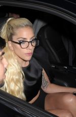 LADY GAGA Leaves Her New York Apartment 09/13/2016