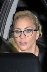 LADY GAGA Leaves Her New York Apartment 09/13/2016