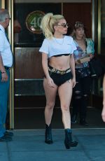 LADY GAGA Leaving Her Apartment in New York 09/12/2016