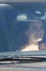 LANA DEL REY Leaves a Lunch in West Hollywood 09/06/2016