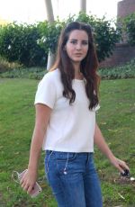 LANA DEL REY Leaves a Lunch in West Hollywood 09/06/2016