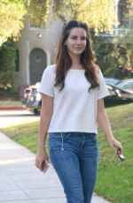LANA DEL REY Leaves a Lunch in West Hollywood 09/06/2016