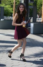 LAURA MARANO on the Set of Extra in Los Angeles 09/07/2016