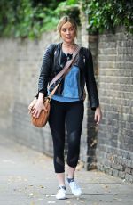 LAURA WHITMORE Arrives at Strictly Come Dancing Rehersal in Londonn 09/06/2016