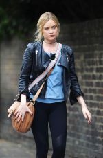 LAURA WHITMORE Arrives at Strictly Come Dancing Rehersal in Londonn 09/06/2016