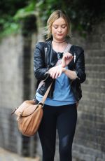 LAURA WHITMORE Arrives at Strictly Come Dancing Rehersal in Londonn 09/06/2016