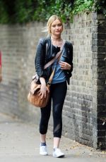 LAURA WHITMORE Arrives at Strictly Come Dancing Rehersal in Londonn 09/06/2016