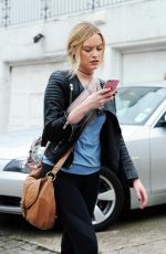 LAURA WHITMORE Arrives at Strictly Come Dancing Rehersal in Londonn 09/06/2016