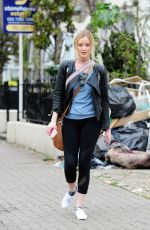 LAURA WHITMORE Arrives at Strictly Come Dancing Rehersal in Londonn 09/06/2016