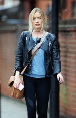 LAURA WHITMORE Arrives at Strictly Come Dancing Rehersal in Londonn 09/06/2016