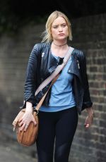 LAURA WHITMORE Arrives at Strictly Come Dancing Rehersal in Londonn 09/06/2016
