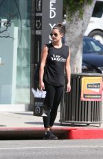 LEA MICHELE Out Shopping in Los Angeles 09/20/2016