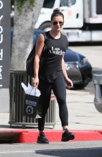 LEA MICHELE Out Shopping in Los Angeles 09/20/2016