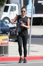 LEA MICHELE Out Shopping in Los Angeles 09/20/2016