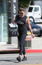 LEA MICHELE Out Shopping in Los Angeles 09/20/2016