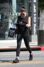 LEA MICHELE Out Shopping in Los Angeles 09/20/2016